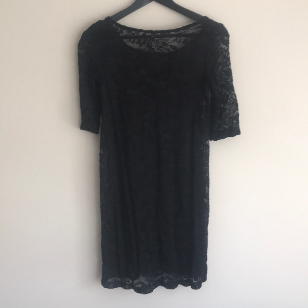 Black Lace Slip - Picture 2 of 4